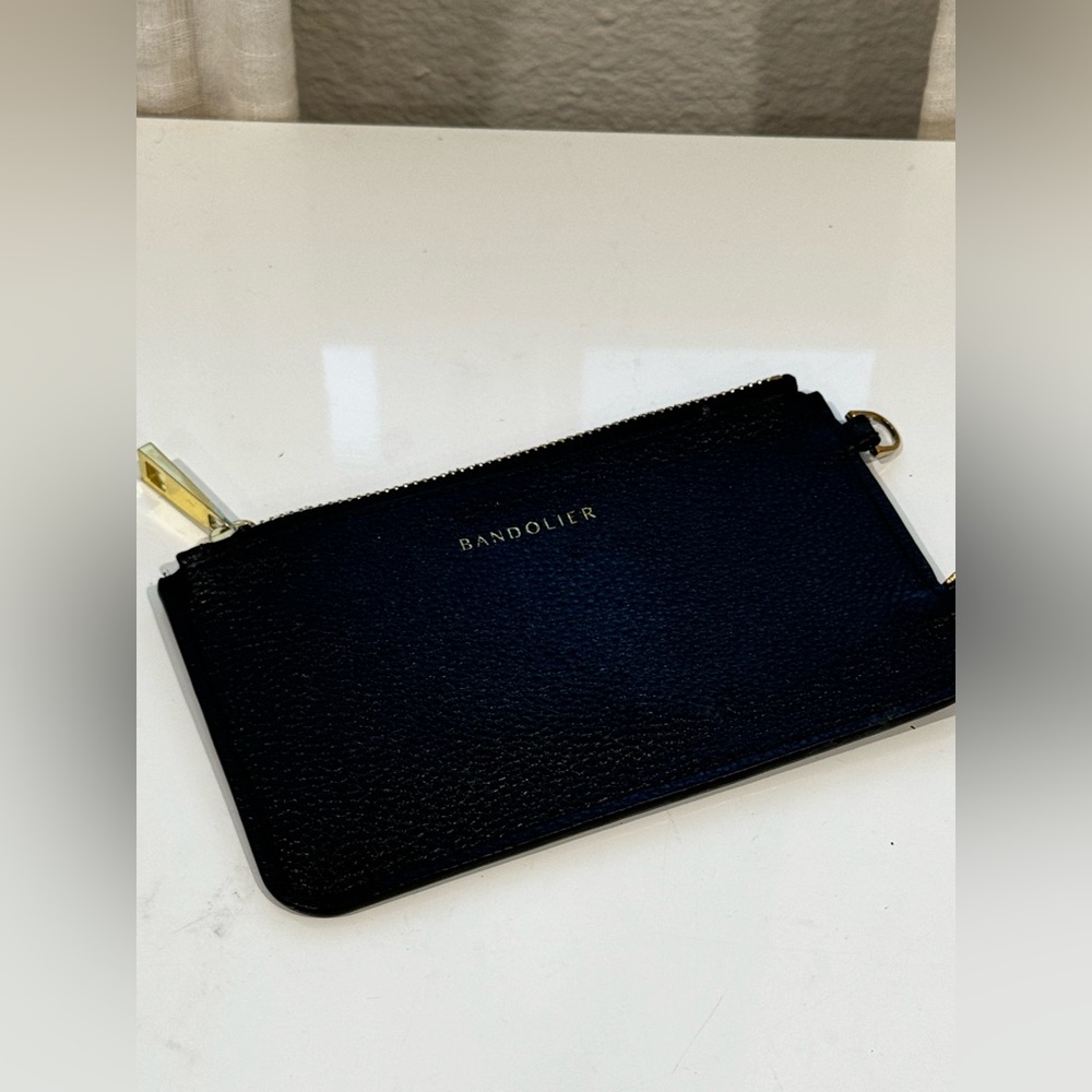 Bandolier leather crossbody bag